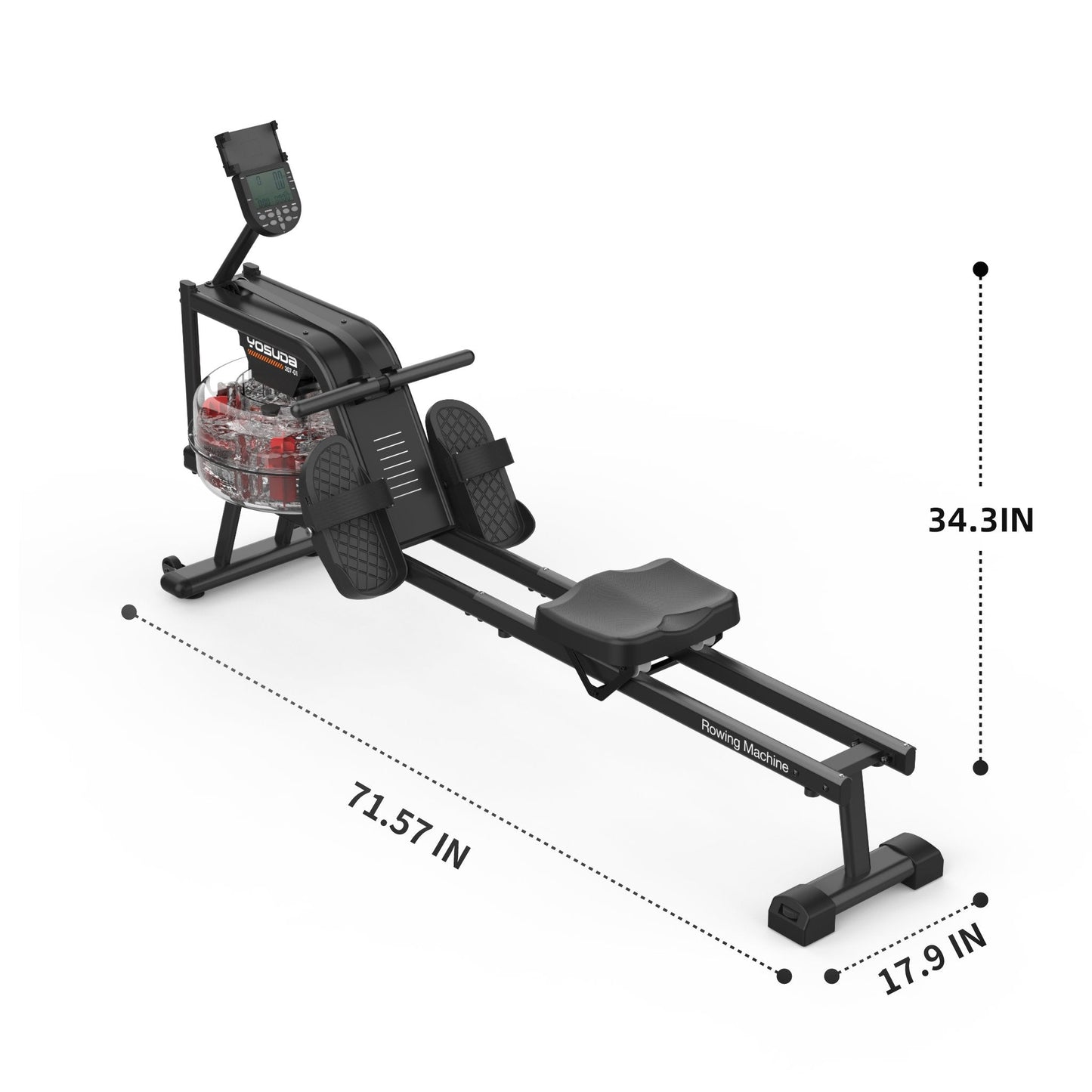 YOSUDA Water Rowing Machine 105